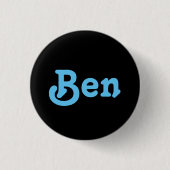 ボタンベン 缶バッジ (正面)