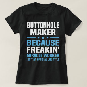 ボタンホールメーカー Tシャツ
