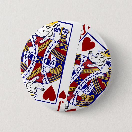 ボタンボタンボタン! 缶バッジ (正面)