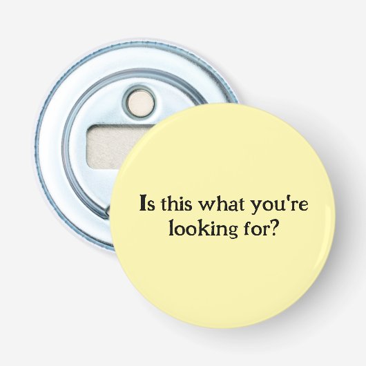 ボタンボトルオープナー 栓抜き (正面)