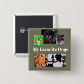 ボタンマイお気に入りのドッグズ作成 – ボタン5位 缶バッジ (正面&裏面)