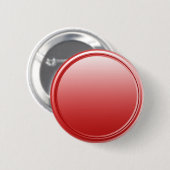 ボタンラウンドレッドのグラデーション+テキスト 缶バッジ (正面&裏面)