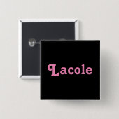 ボタンラコール 缶バッジ (正面&裏面)