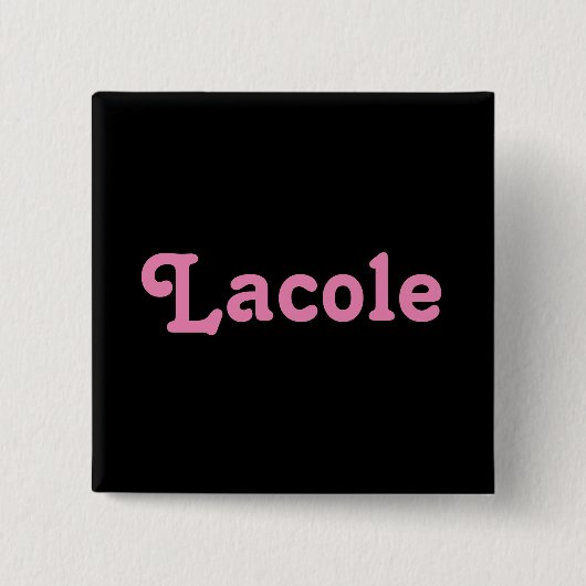 ボタンラコール 缶バッジ (正面)