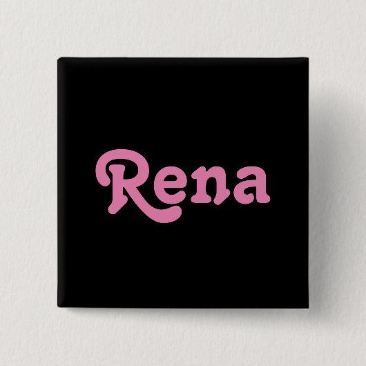 ボタンレナ 缶バッジ (正面)