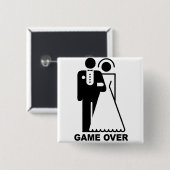 ボタン上のゲーム 缶バッジ (正面&裏面)