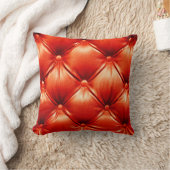 ボタン付きの美しいレザー張り張りソファ クッション (ブランケット)