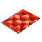 ボタン付きの美しいレザー張り張りソファ ノートブック (左側)