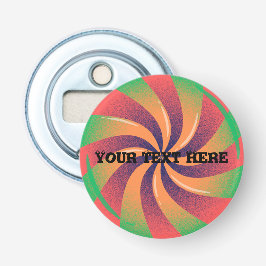 ボタン型栓抜きカスタム文字Your Text here 栓抜き