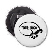 ボタン型栓抜き磁カスタム石ロゴなし 栓抜き (正面)