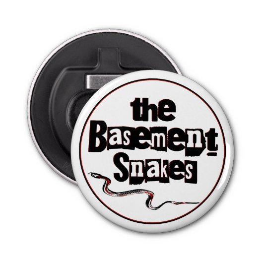 ボタン型栓抜き – 地下ヘビ 栓抜き (正面)