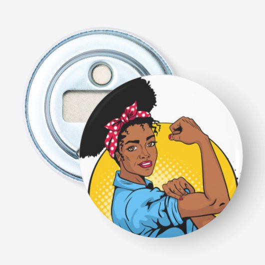 ボタン型栓抜き – 私たちはそれをすることができる！ 栓抜き (正面)