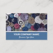 ボタン裁縫クラフツ名刺 名刺 (正面)