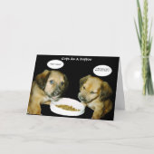 ボタン誕生日 カード (正面)