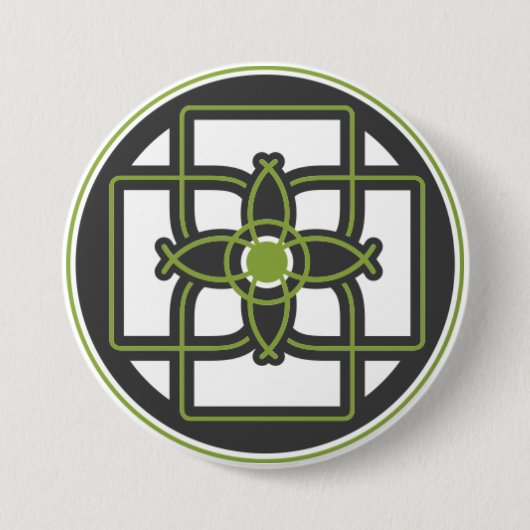 ボタン1 缶バッジ (正面)