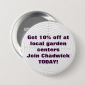 ボタン3 缶バッジ (正面&裏面)