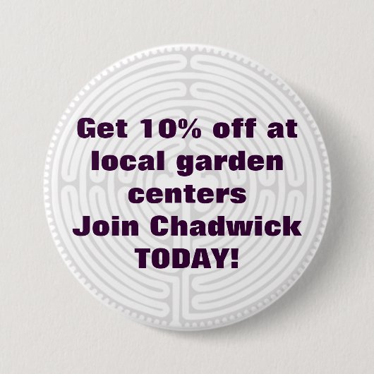 ボタン3 缶バッジ (正面)