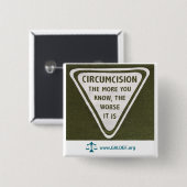 ボタン – ご存知の通り 缶バッジ (正面&裏面)