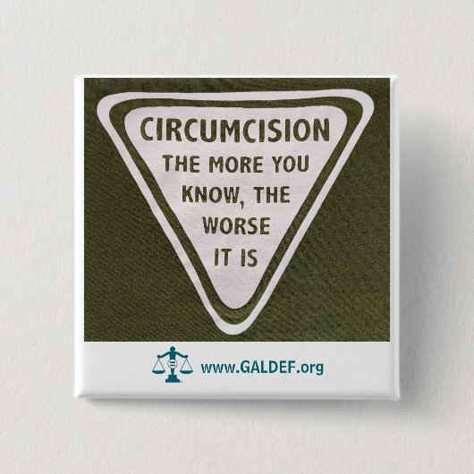 ボタン – ご存知の通り 缶バッジ (正面)