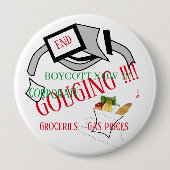 ボタン:ガウジング 缶バッジ (正面)