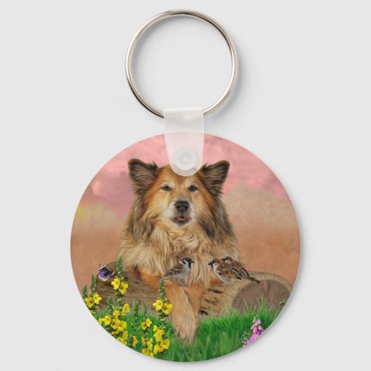 ボタン キーホルダー (正面)