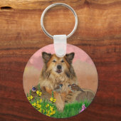 ボタン キーホルダー (正面)