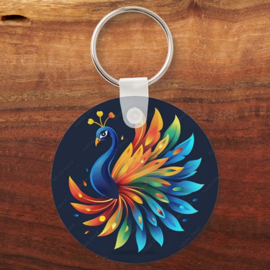 ボタン キーホルダー (裏面)