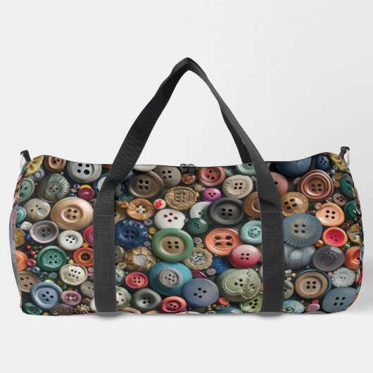 ボタン ダッフルバッグ (裏面)