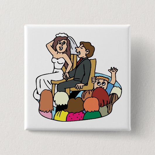 ボタン：チェアダンス 缶バッジ (正面)