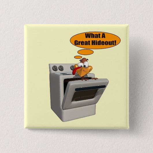 ボタン-トルコのおもしろいな隠れ家 缶バッジ (正面)