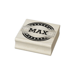 ボタン/バナー – 星の灰色の白+ YOURS ラバースタンプ