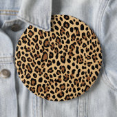 ボタン、ヒョウの斑点 缶バッジ (インサイチュ)