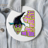 ボタン、ピン-ハロウィンの魔法使い 缶バッジ (インサイチュ)