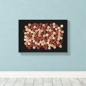 ボタン – ファインアート写真 キャンバスプリント (インサイチュ (ウッドフロア))