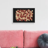 ボタン – ファインアート写真 キャンバスプリント (インサイチュ (リビング))
