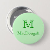 ボタン – ファミリ名 缶バッジ (正面&裏面)