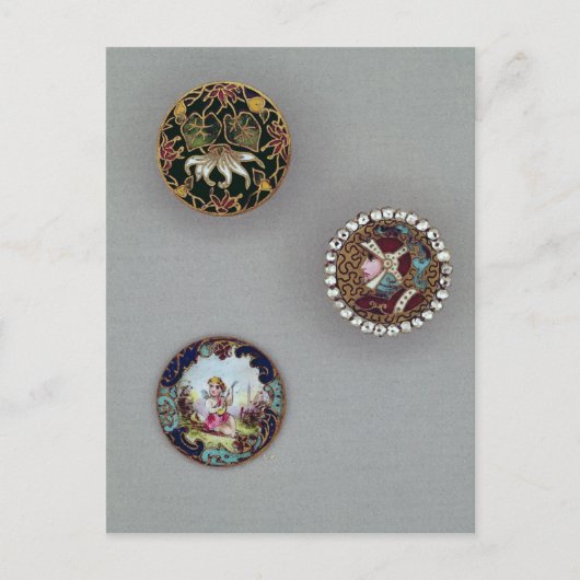 ボタン ポストカード (正面)