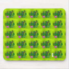 ボタン マウスパッド