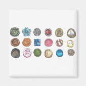 ボタン マグネット (正面)