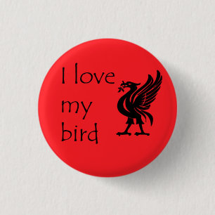 ボタン-リヴァプールLiverbird 缶バッジ