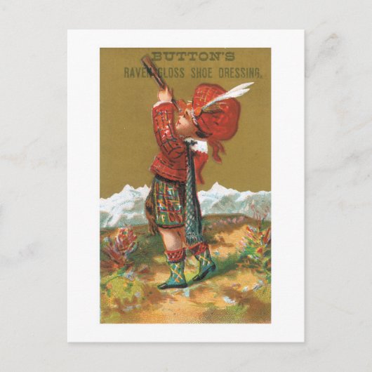 ボタン レヴィン グロス シュー ドレッシング ポストカード (正面)
