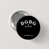 ボタン-ヴィンテージの石のデザイン- DGBG及びProLeft 缶バッジ (正面&裏面)