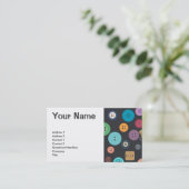 ボタン 名刺 (スタンド正面)