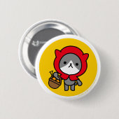 ボタン-子猫- OrangeBack 缶バッジ (正面&裏面)