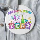 ボタン-明けましておめでとう 缶バッジ (インサイチュ)