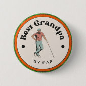 ボタン – 最高のおじいちゃんバイパー 缶バッジ (正面)