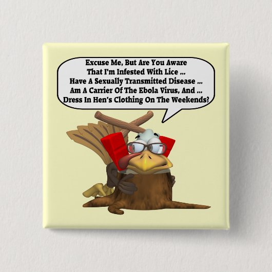 ボタン-生命のトルコの嘆願 缶バッジ (正面)