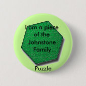 ボタン – 私は家族のパズルの一部___ 缶バッジ (正面)