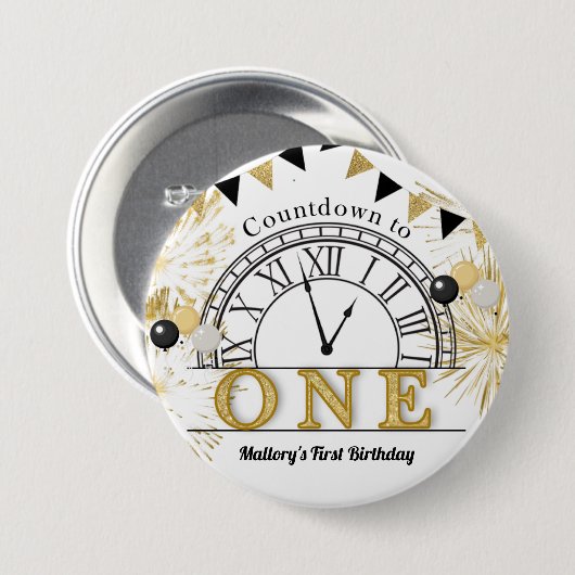 ボタン 缶バッジ (正面&裏面)