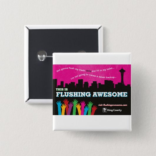 ボタン 缶バッジ (正面&裏面)